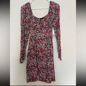 Floral Long Sleeve Dress Size S